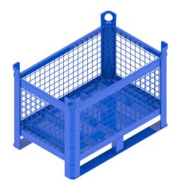 Contenedor Metálico Malla Acero MALL8050502T